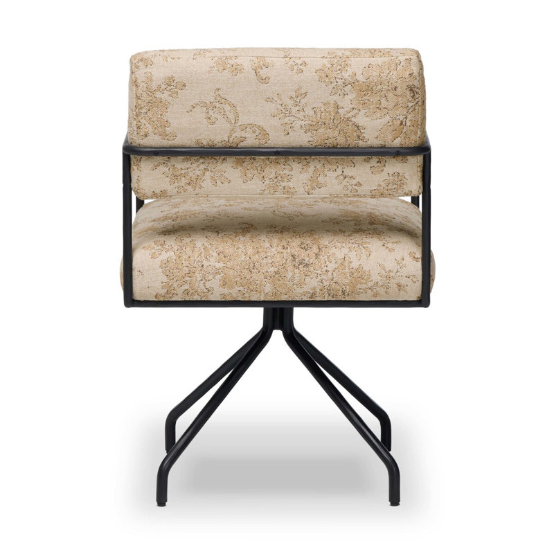 Fenn Desk Chair-Crypton Nomad Mushroom, Fallingbrook Natural Polyester Blend