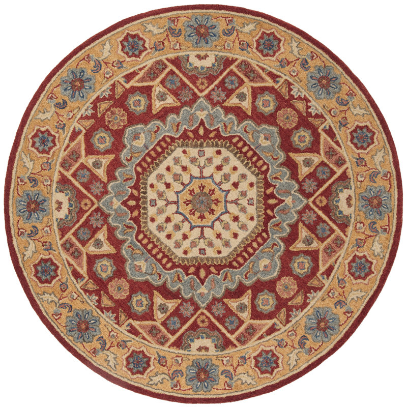 Antiquity Hand Tufted Wool Oriental Rug, Round 6'