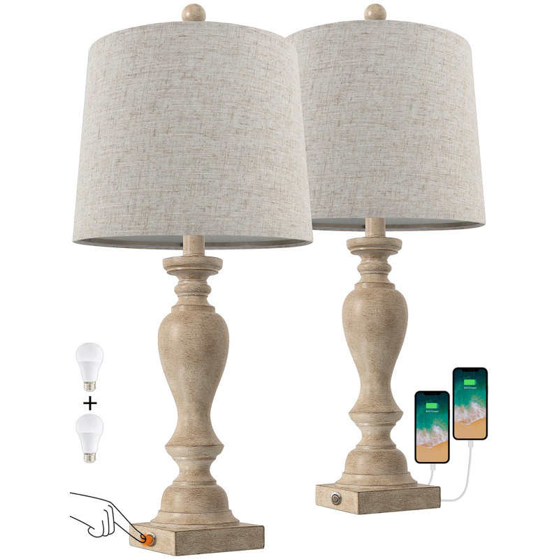 Lampe de table Broward Beige