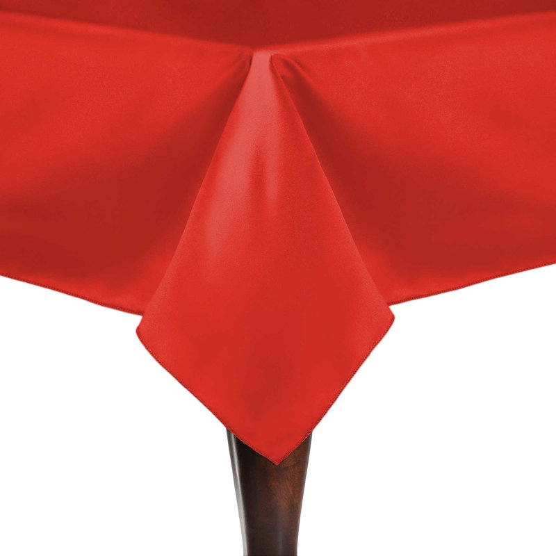 Ultimate Textile Rectangular Tablecloth, 1, Orange, 144" x 60"