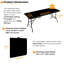 Carinda Rectangular Folding Outdoor Dining Table , 180cm cm W 75cm cm D