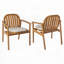 Chaise de patio avec coussin