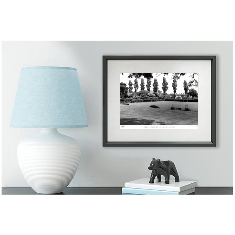 Wednesfield, Bowling Green C1965 - Single Picture Frame Print, 40cm H x 50cm W x 2.3cm D