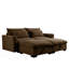 Two-Seater Sofa With 2 Storage Footrest, 2 Seater Sectional Comfy Couch-2039617445