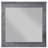 38" Square Wood Framed Mounted Dresser Mirror