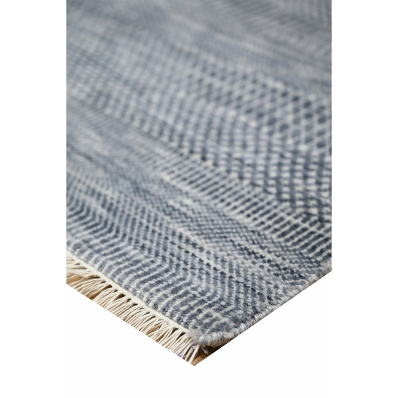 Area Rug in Light Blue, Rectangle 9' x 12'