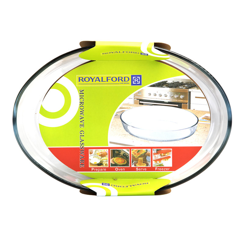 ROYALFORD Oval Glass Baker Bakeware