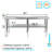Amgood Stainless Steel 35'' H Work Table-49444433