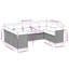 Ensemble de canapé de jardin Vidaxl -114254038-114254040
