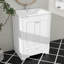 Ensemble de meuble-lavabo autoportant contemporain 24 po avec lavabo en céramique 24 po-1917135295