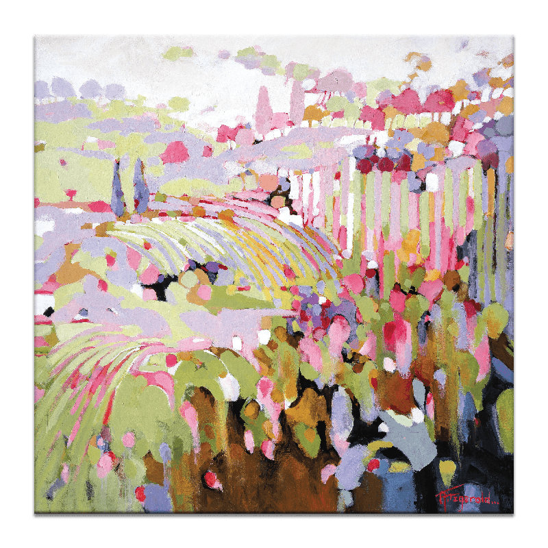 Imagine by Catherine Fitzgerald - Painting, 76cm H x 76cm W x 5cm D, Wrapped Canvas