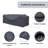 Outdoor Patio Sectional Covers For Ayeh 84.5'' Sectional Sofa, Water-Repellent UV-Resistant Polyester With Secure Tie-Downs