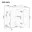 Meuble-lavabo avec lavabo, meuble-lavabo avec tablette à deux niveaux, meuble-lavabo pour l'organisation