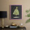Christmas Glow I Framed Print - Solid Wood