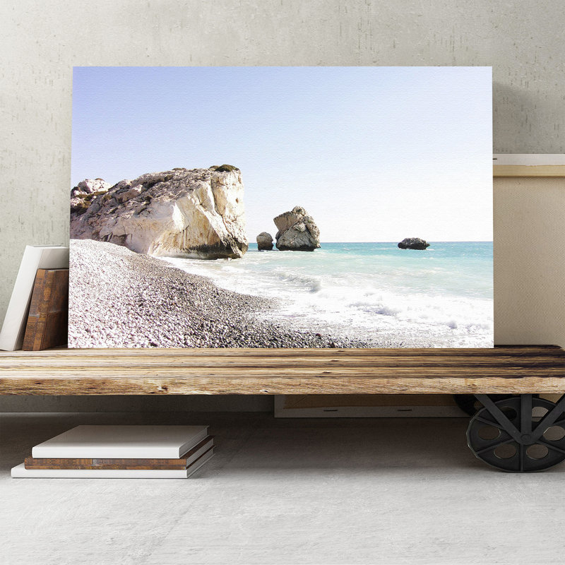 Seascape Cyprus Beach Photographic - Wrapped Canvas, 50cm H x 76cm W