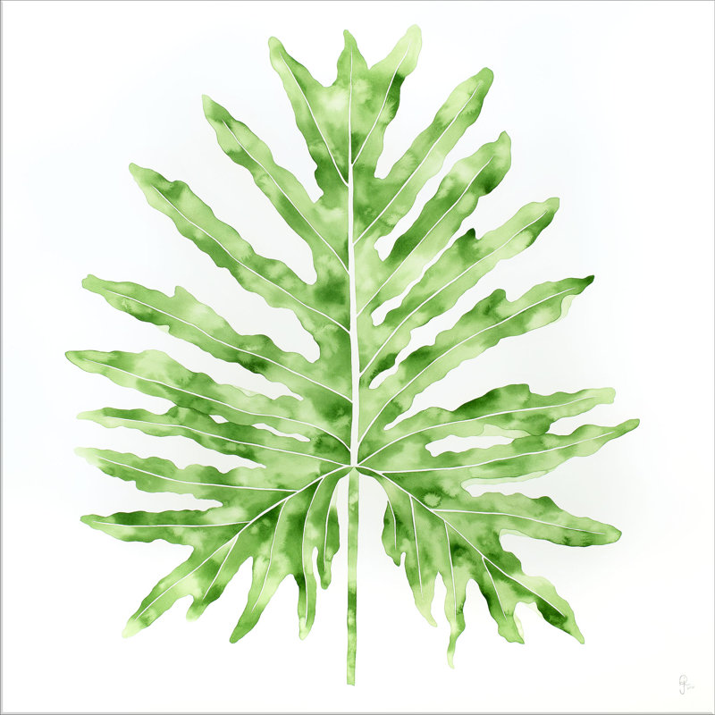 «Selloum verde» par Jenny Kiker - peinture sur toile tendue