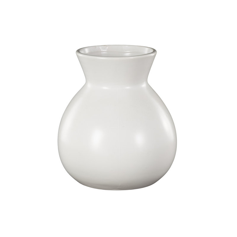Vase décoratif en céramique Sire, Blanc