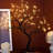 108 Led Tabletop Tree Light Led Desk Lamp Artificial Tree For Home Office Decorative Branches For Party Halloween Holiday Battery USB Operated Bonsai With Timer(Warm White)