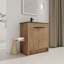 Armoire de salle de bain autoportante 30 po avec lavabo et 2 portes à fermeture douce-1057424246-1057424247