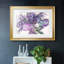 Lavande florale Splendor II - encadrée, impression encadrée avec biseau mat et verre-673512945-673512951