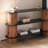 Creative elliptical open storage console table-449822562