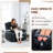 Recliner Chair, Rocking Chair with Massage and Heat, 360° Swivel Recliner Chairs for Adults, Rocker Manual Recliner with Remote Control and Side Pocket for Living Room, Bedroom, Nursery-1101553398