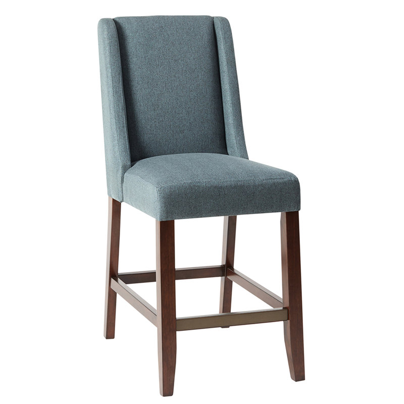 Tabouret Wing, Brun, Bleu