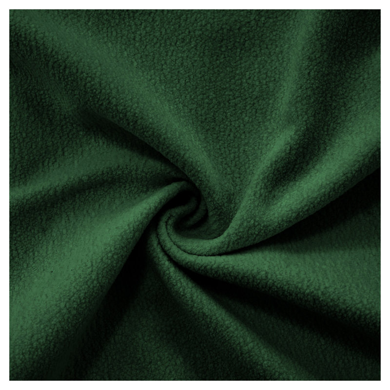 Canapé sans accoudoirs en chenille vert avec coussin assorti, Green
