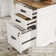 Bureau en L 67 po Farmhouse