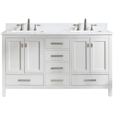 Binion 60"" Double Bathroom Vanity Set -  Beachcrest Homeâ¢, 168DC76FC1894844AEE70479FCD38508