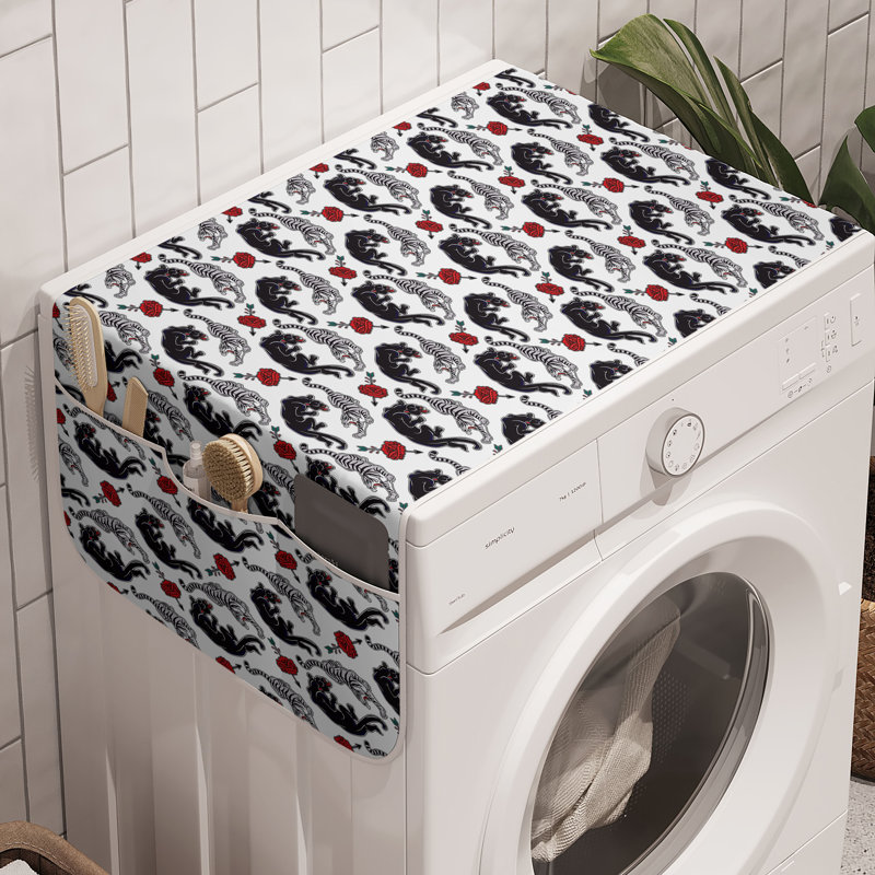 Ensemble de 2 boîtes de rangement romaines East Urban Home pour machine à laver 47 po x 18,5 po