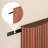 Wooden Headboard With Arched Corrugated, Fits Queen Size Beds(Only have a Headboard )-1174503529