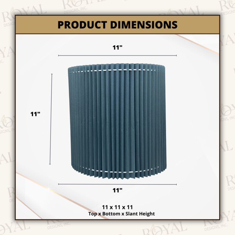 Royal Designs, Inc. Ed2EA4233A4F4FF1AB0B9296A85AA7BF Norah, H 11 po x l 11 po x P 11 po, Bleu