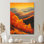 Tarje - reproduction d'art traditionnelle en métal, montagnes, art mural en métal