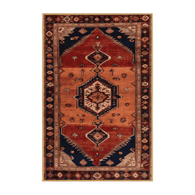 Machine Washable Turkish Brown Area Rug