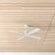 Harford 4 - Blade Standard Ceiling Fan with Remote Control