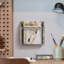 Solid Wood Free Standing Magazine Rack-805501405