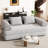 Modular Sectional Sofa Bed With Customizable Layout-535832277