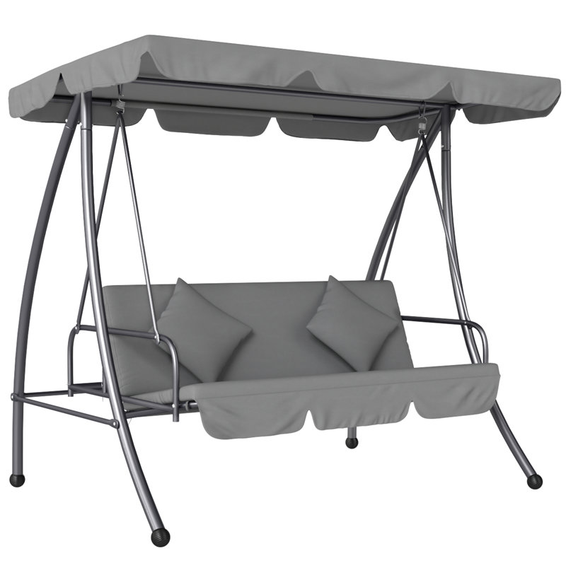 3 Person Porch Swing with Canopy