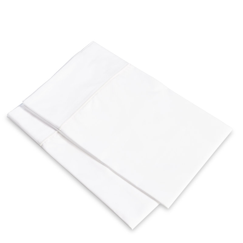 Luce Pillow Case, Standard Pillowcase, White