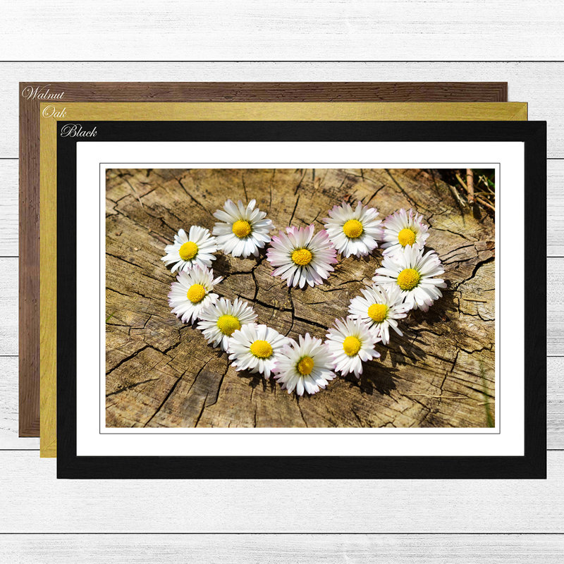 Single Picture Frame Print, Oak