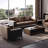 Business simple modern office sofa set