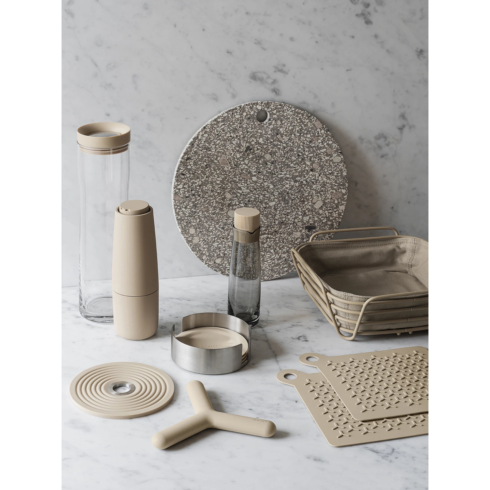 SALPI Salt and Pepper Grinder Set, Nomad/Moonbeam