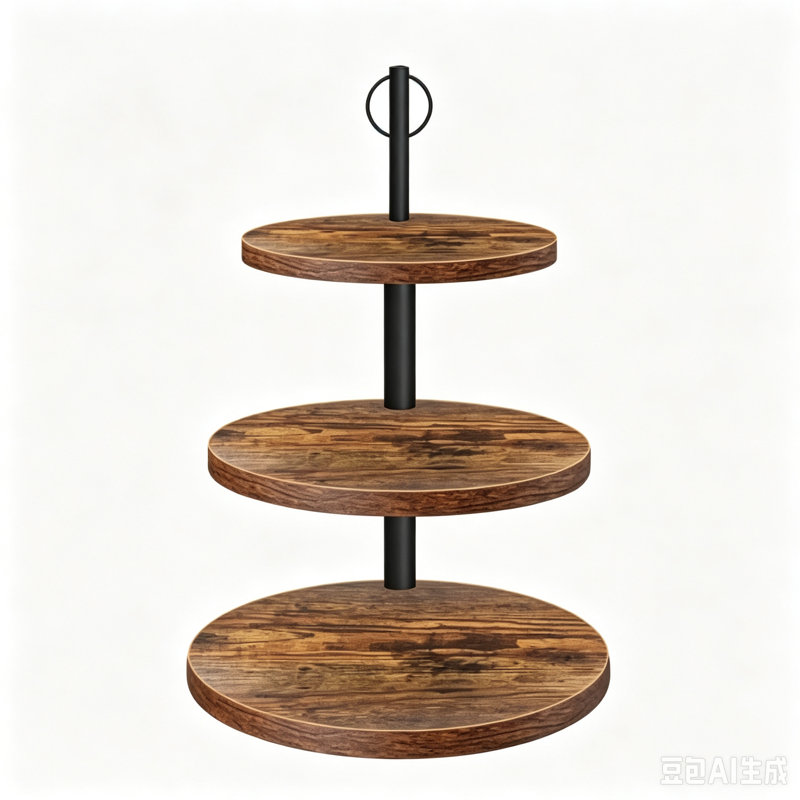 3-Tier Round Storage Rack