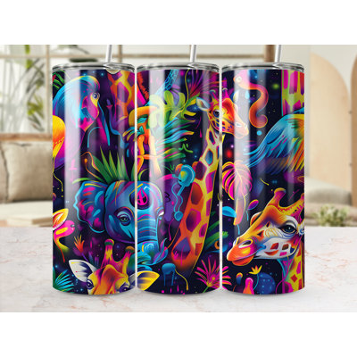 Choose Handmade Tumblers 591 mL Vacuum Insulated Stainless Steel (18/8) Travel Tumbler with Straw