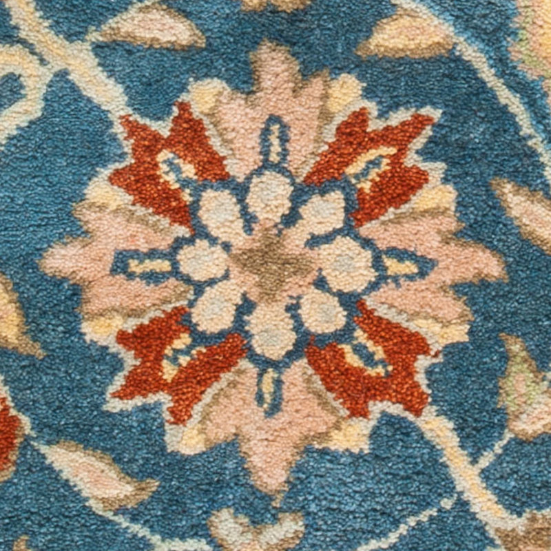 Tapis oriental en laine touffeté à la main Dunbar, Ovale 4 pi 6 po x 6 pi 6 po