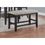 Mobilier en bois de style campagnard avec repose-pieds et banc à hauteur de comptoir 1pc