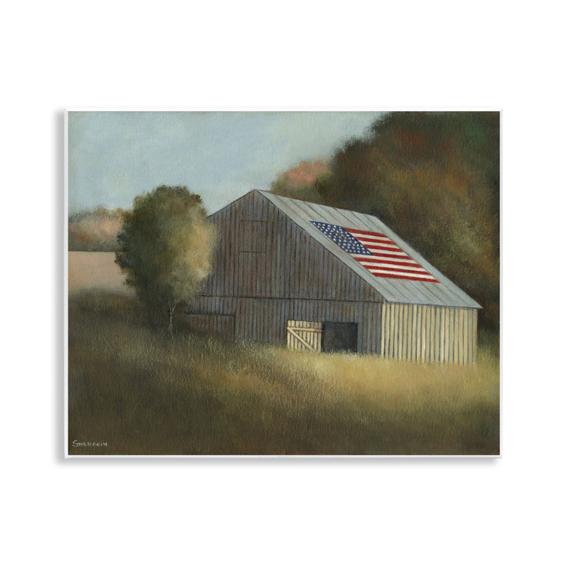 "Peaceful Americana Barn", art par David Swanagin
