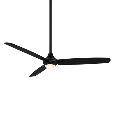 54" Blitzen 3 - Blade Smart Ceiling Fan With Remote Control Included, Works With Google Assistant, Amazon Alexa, iOS And Android APP