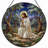 Jesus Prayer Stained Glass Window Panel，7.8H-1382645930